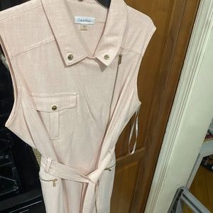 Calvin Klein blush business dress